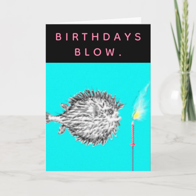 Tarjeta Cumpleaños divertido de adulto (Anverso)