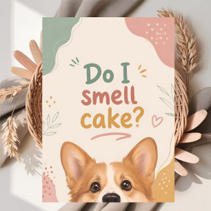 Tarjeta Cumpleaños divertido de Corgi