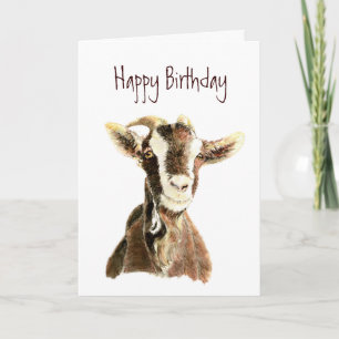 Tarjeta Cumpleaños Divertido, De la Vieja Cabra que te Ama
