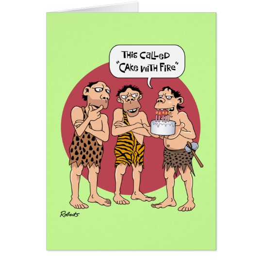 Tarjeta Cumpleaños divertido del dibujo animado