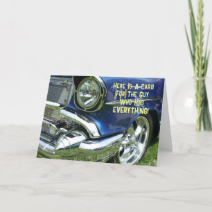 Tarjeta Cumpleaños divertido...Hombre que lo tiene todo, V