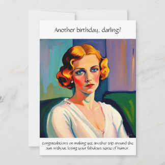 Tarjeta Cumpleaños Divertido Sarcástico
