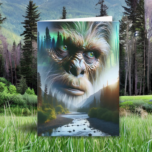 Tarjeta Cumpleaños divertido Sasquatch Pun (Subido por el creador)