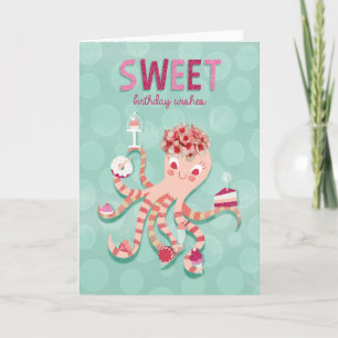 Tarjeta Cumpleaños dulce