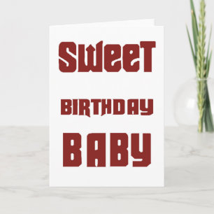 Tarjeta Cumpleaños Dulce Bebé