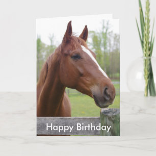 Tarjeta Cumpleaños ecuestre del cazador del caballo