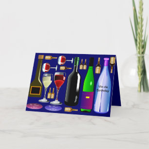Tarjeta Cumpleaños embotellada
