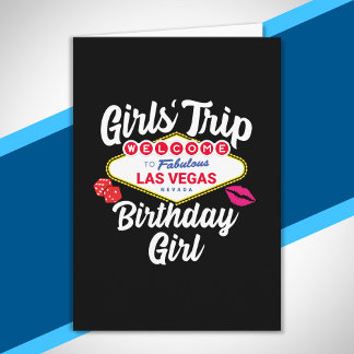 Tarjeta Cumpleaños en Las Vegas - Viaje de chicas a Las Ve
