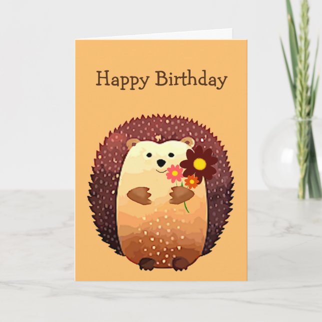 Tarjeta Cumpleaños enviando un abrazo de sepultura (Anverso)