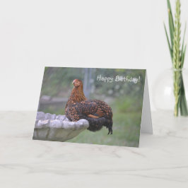 Tarjeta Cumpleaños especial de pollo