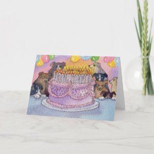 Tarjeta Cumpleaños! Espero que consigas mucho perro con TA