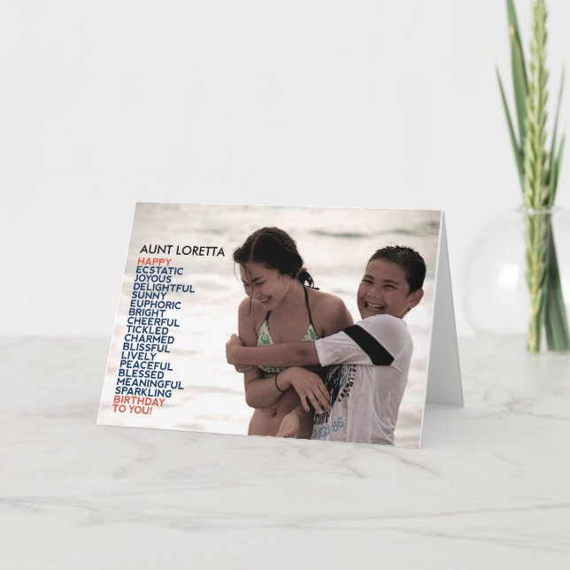 Tarjeta ¡Cumpleaños espléndido! (Anverso)