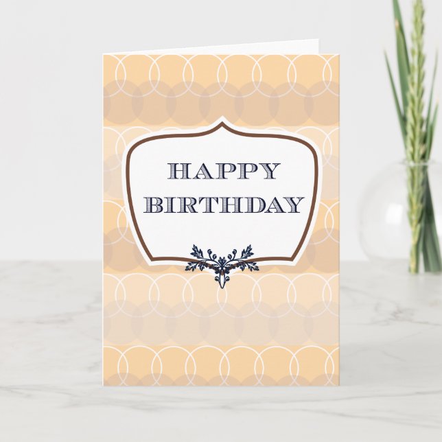 Tarjeta Cumpleaños estoico (Anverso)