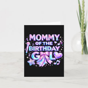 Tarjeta Cumpleaños familiar coordinado mamá de la