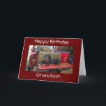 TARJETA ***CUMPLEAÑOS FELICES**<br><div class="desc">¿TIENES MUCHO QUE VER CON TU GRANDSON? DÉJENLE CONOCER CON UNA TARJETA HECHA SOLO PARA ÉL EN SU CUMPLEAÑOS. ¡GRACIAS POR DETENER 1 DE MIS 8 TIENDAS!</div>