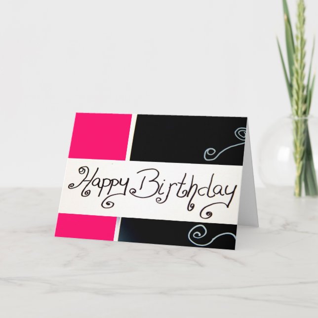 Tarjeta cumpleaños feliz (Anverso)