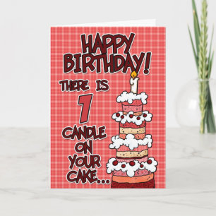 Tarjeta Cumpleaños feliz - 1 año