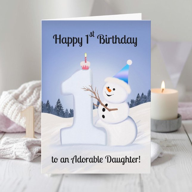 Tarjeta Cumpleaños Feliz 1er Cumpleaños Construcción de mu (Subido por el creador)
