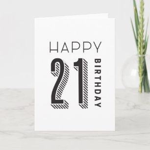Tarjeta Cumpleaños feliz 21