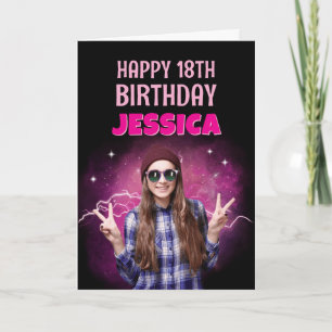 Tarjeta Cumpleaños Feliz con Foto Personalizada de Rap Gen