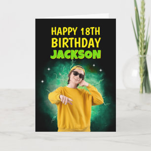 Tarjeta Cumpleaños Feliz con Foto Personalizada de Rap Ret