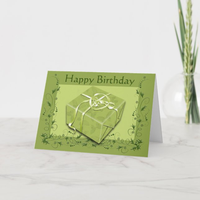 Tarjeta Cumpleaños feliz - Cualquiera (Anverso)