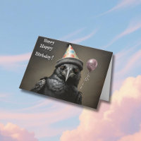 Cumpleaños feliz cuervo