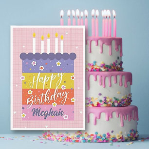 Tarjeta Cumpleaños feliz de Bonito personalizada