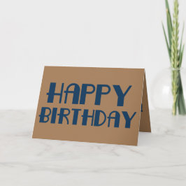 Tarjeta Cumpleaños feliz de los hombres