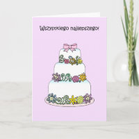 Cumpleaños feliz de Polonia Wszystkiego Najlepszeg