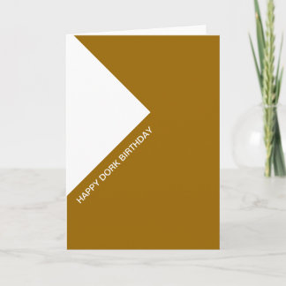 Tarjeta Cumpleaños feliz del Dork