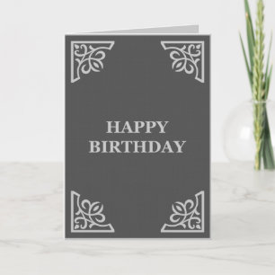 Tarjeta cumpleaños feliz (elegantesGreys)