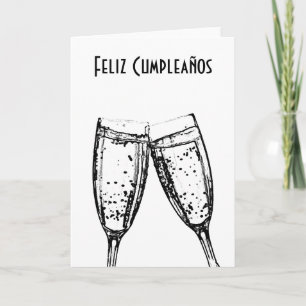 Tarjeta Cumpleaños Feliz/Español Cumpleaños Feliz