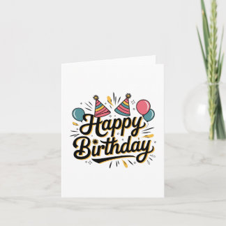 Tarjeta Cumpleaños Feliz Festivo