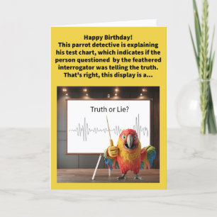 Tarjeta Cumpleaños Feliz Gráfica Polly Chiste Divertido