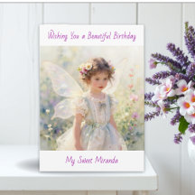Cumpleaños Feliz Hada Tema Floral Personalizado 