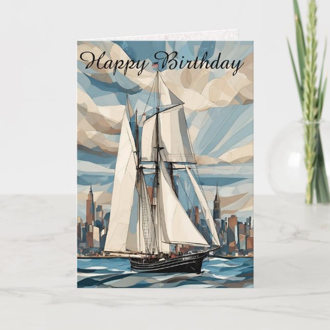 Tarjeta Cumpleaños feliz (hombre) (Anverso)