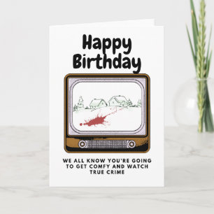 Tarjeta Cumpleaños Feliz Mira Crimen Real
