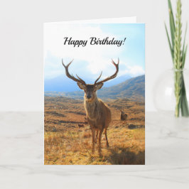 Tarjeta Cumpleaños feliz para una persona venada