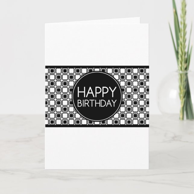 Tarjeta cumpleaños feliz (studioSquares) (Anverso)