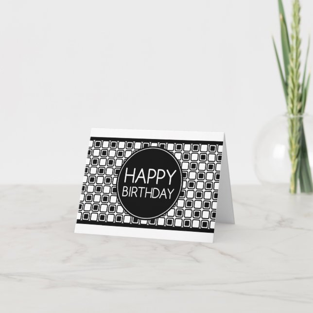 Tarjeta cumpleaños feliz (studioSquares) (Anverso)