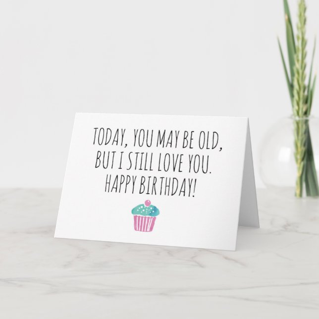 Tarjeta Cumpleaños Feliz y Gracioso (Anverso)