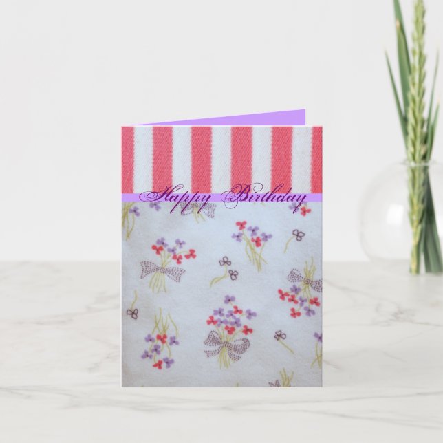 Tarjeta Cumpleaños femenino (Anverso)