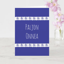 Tarjeta Cumpleaños finlandés