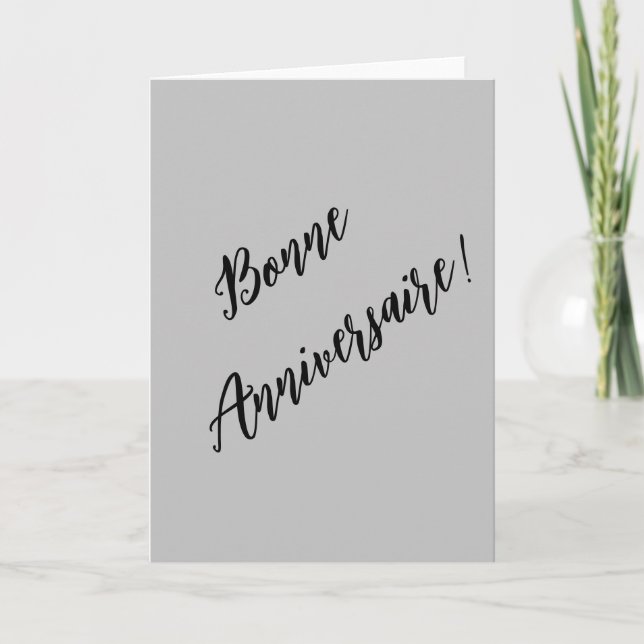 Tarjeta cumpleaños francés (Anverso)