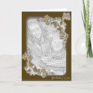 Tarjeta Cumpleaños - gato 2