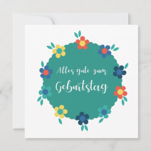 Tarjeta Cumpleaños Geburstag-Feliz del zum del gute de