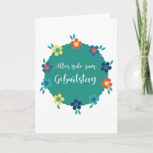 Tarjeta Cumpleaños Geburtstag-Feliz del zum del gute de