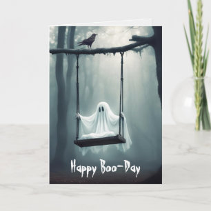 Tarjeta Cumpleaños Ghost y Raven