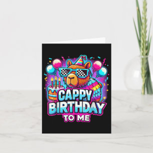 Tarjeta Cumpleaños Gracioso De Cappy Para Mí Capybara